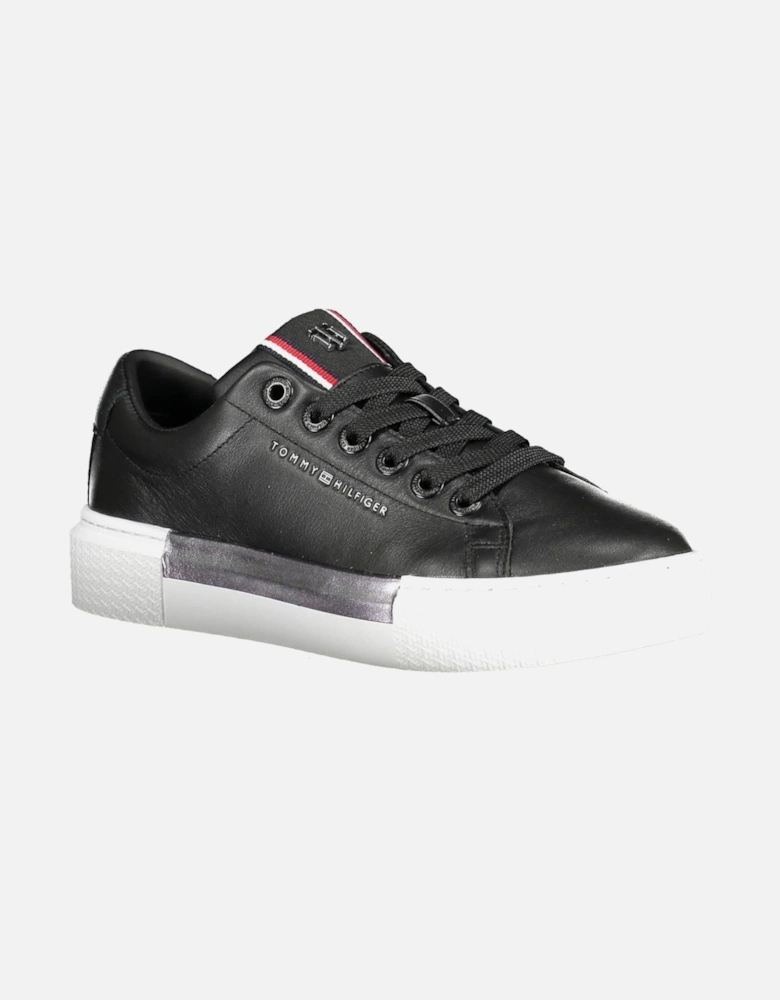 Laced Sports Shoe with Contrasting Details and Logo Print Women -