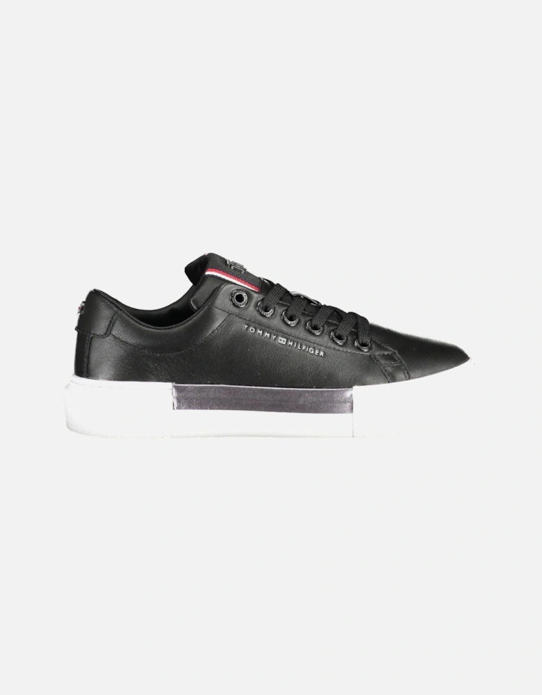 Laced Sports Shoe with Contrasting Details and Logo Print Women -