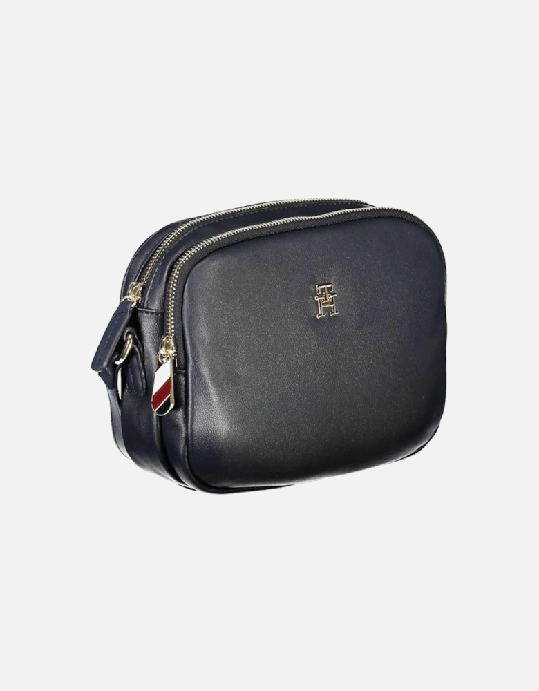 Adjustable Shoulder Bag with Two Compartments and Internal Pocket.