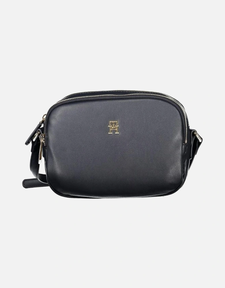 Adjustable Shoulder Bag with Two Compartments and Internal Pocket.