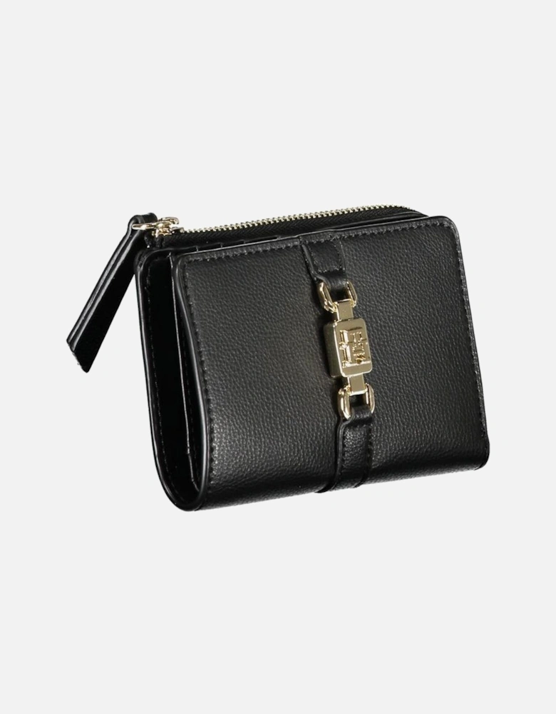Recycled Polyester Wallet with Multiple Compartments and Contrasting