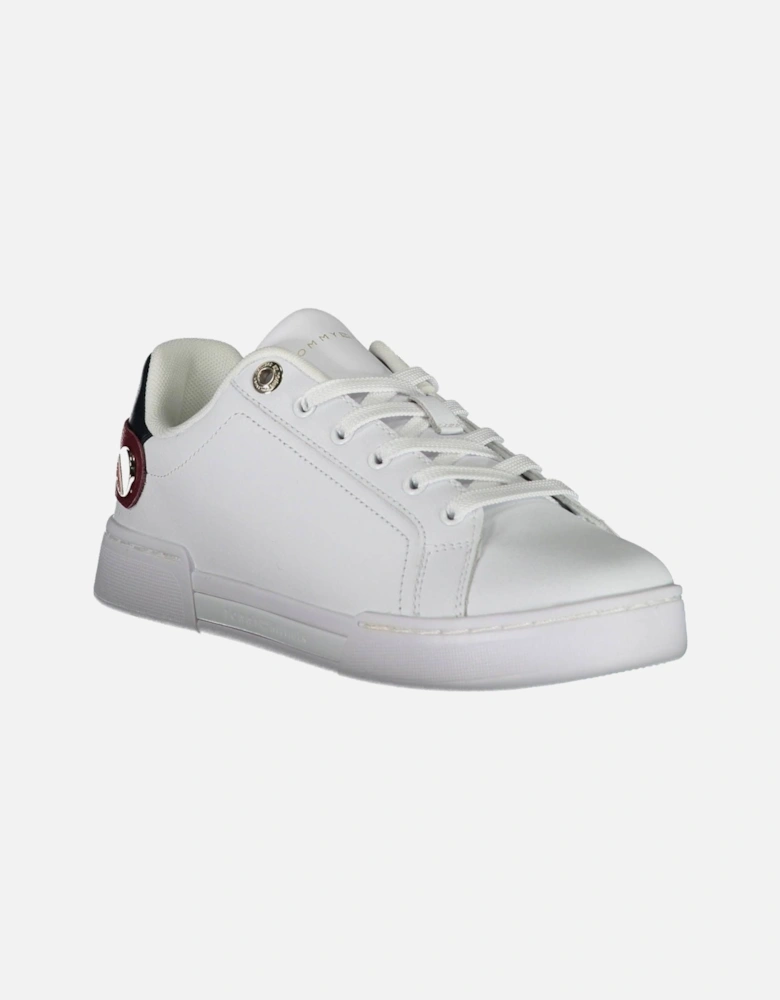 Contrasting Details Logo Sports Shoe Women - White Sneakers