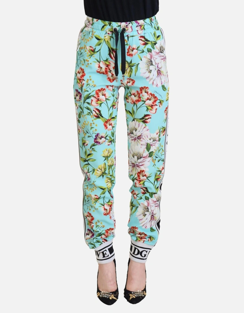 Multicolor Logo Pants Women Jeans