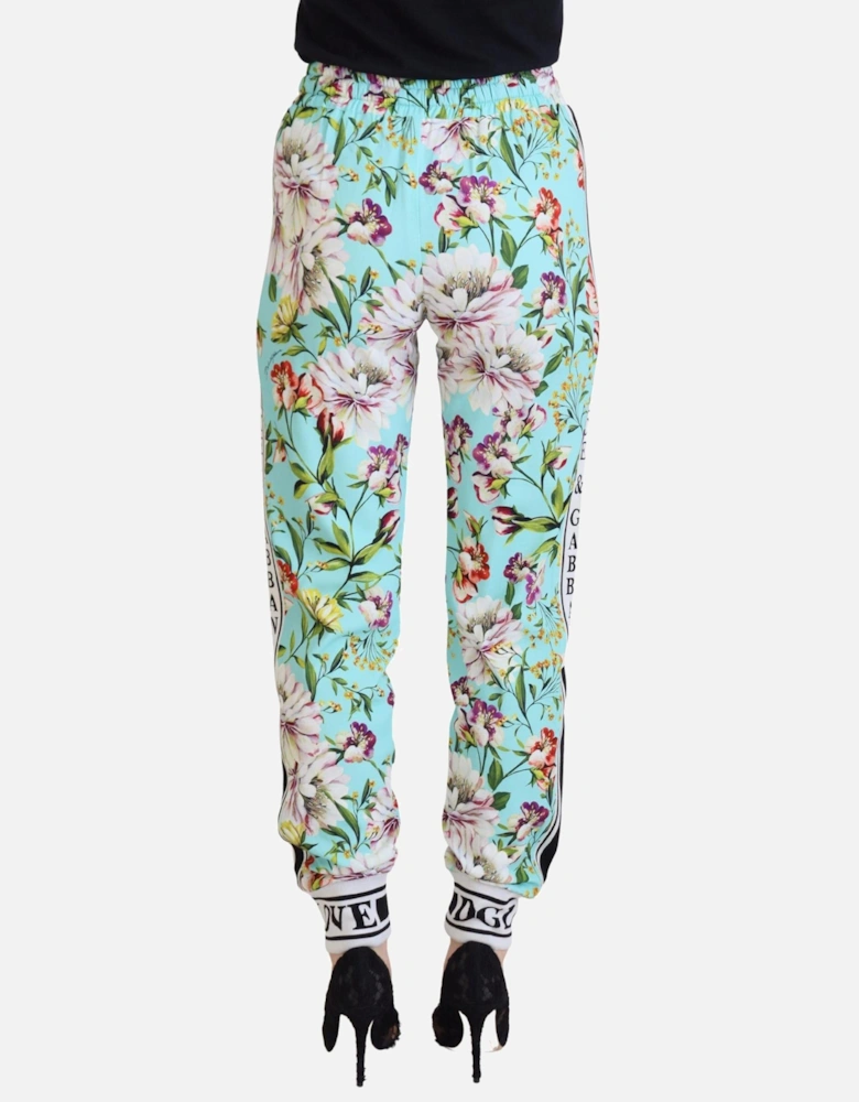 Multicolor Logo Pants Women Jeans