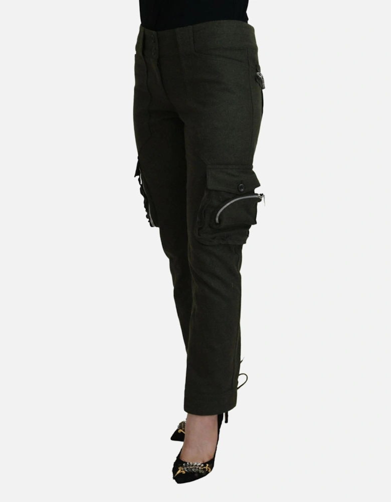 Cargo Pants Relaxed Fit Women - Green Jeans