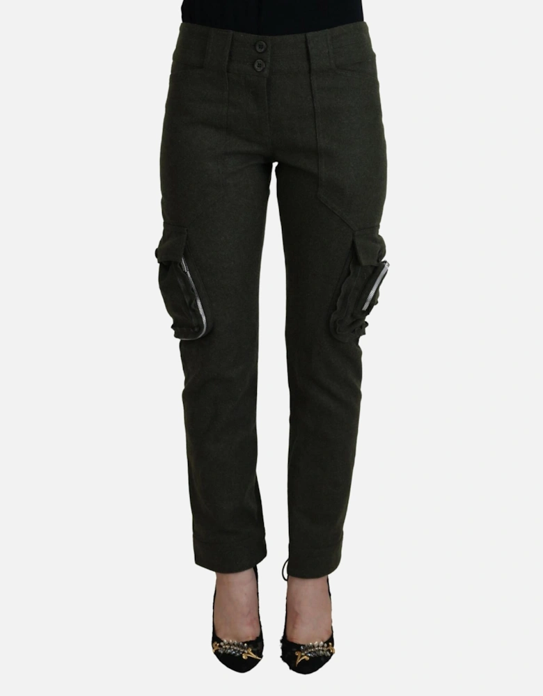 Cargo Pants Relaxed Fit Women - Green Jeans