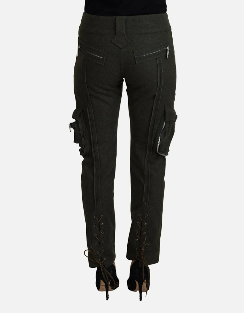 Cargo Pants Relaxed Fit Women - Green Jeans