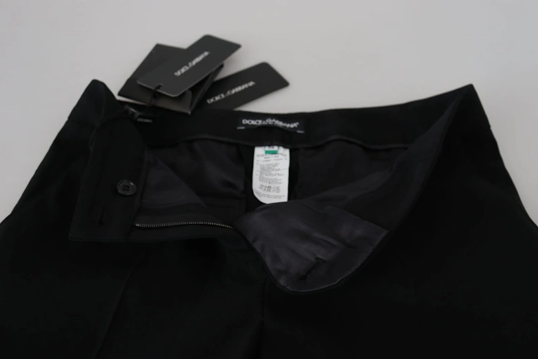 Wool Trousers StraightLeg Style Women - Black Jeans