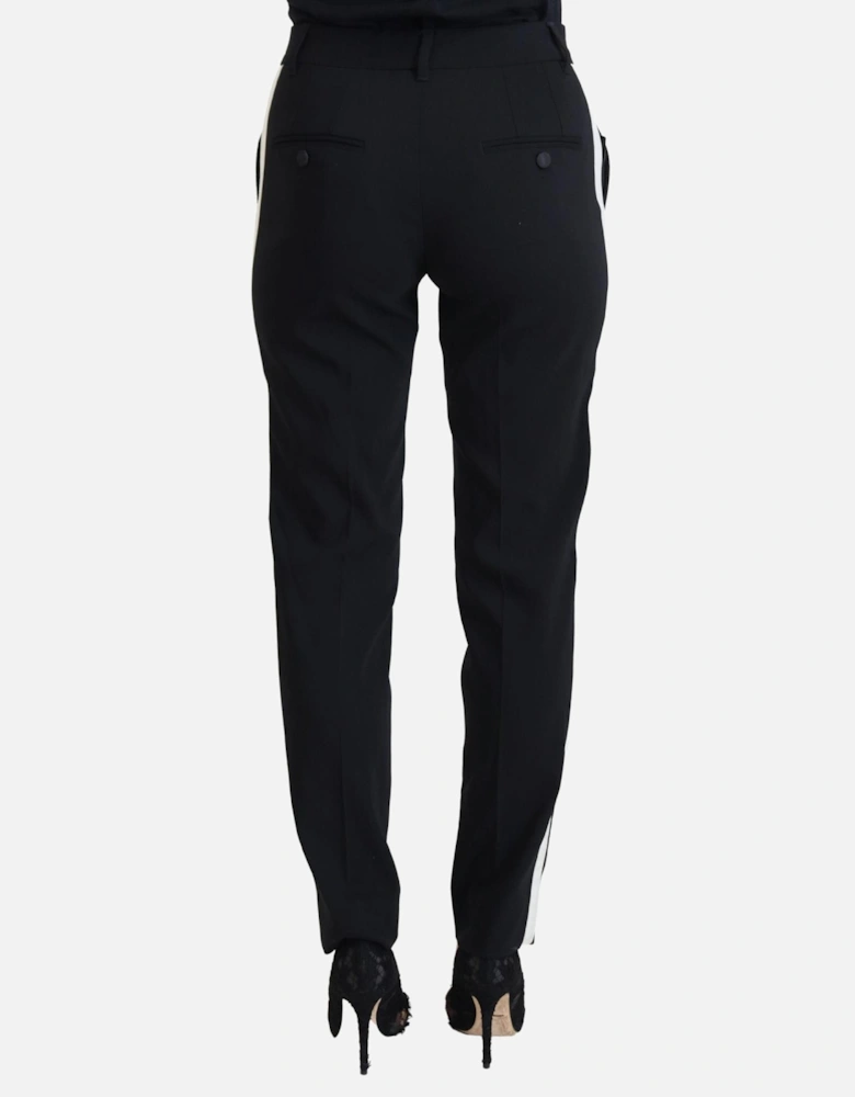 Wool Trousers StraightLeg Style Women - Black Jeans