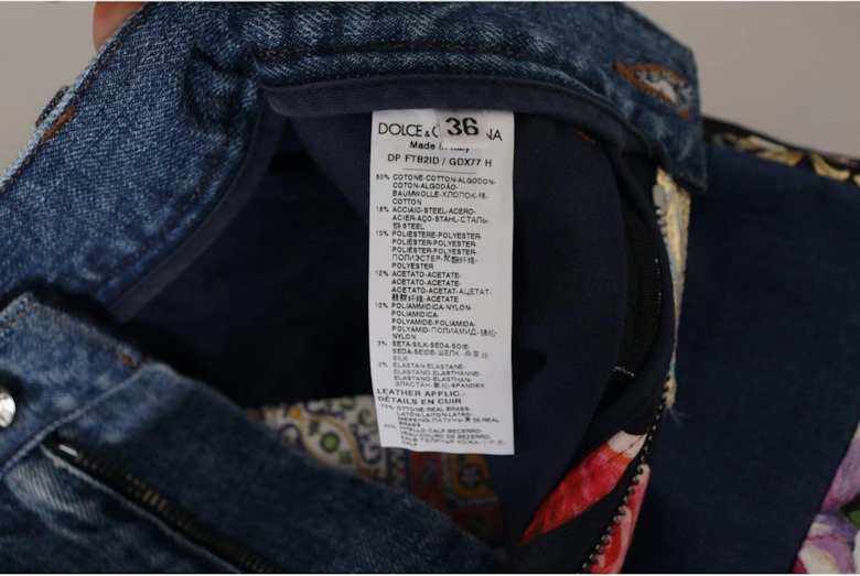 Patchwork Jeans HighWaisted Style Women - Blue Jeans