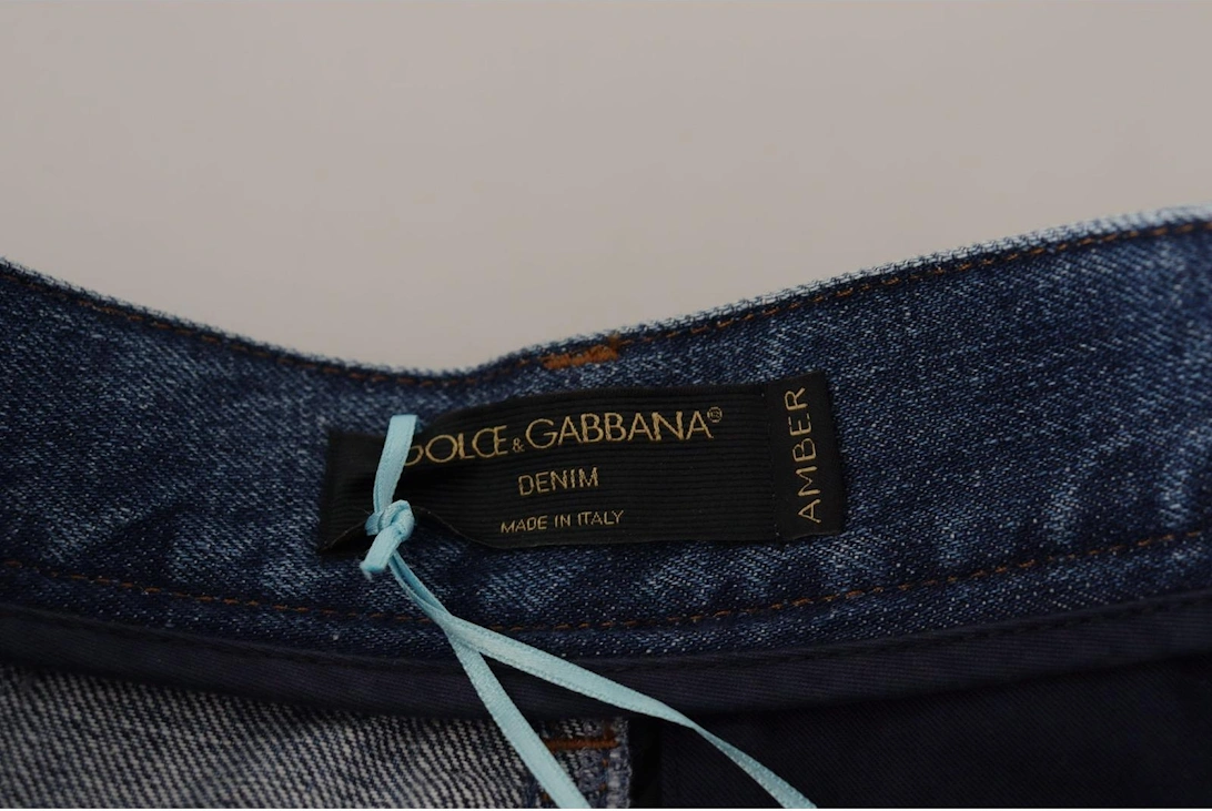 Patchwork Jeans HighWaisted Style Women - Blue Jeans