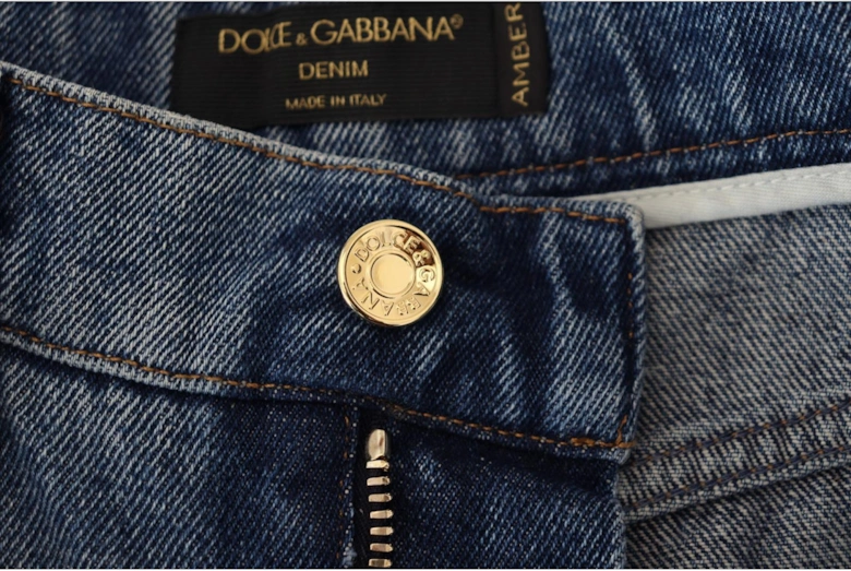 Dolce Gabbana Distressed Denim Jeans Women - Blue Jeans