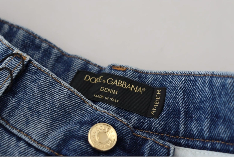 Dolce Gabbana Distressed Denim Jeans Women - Blue Jeans