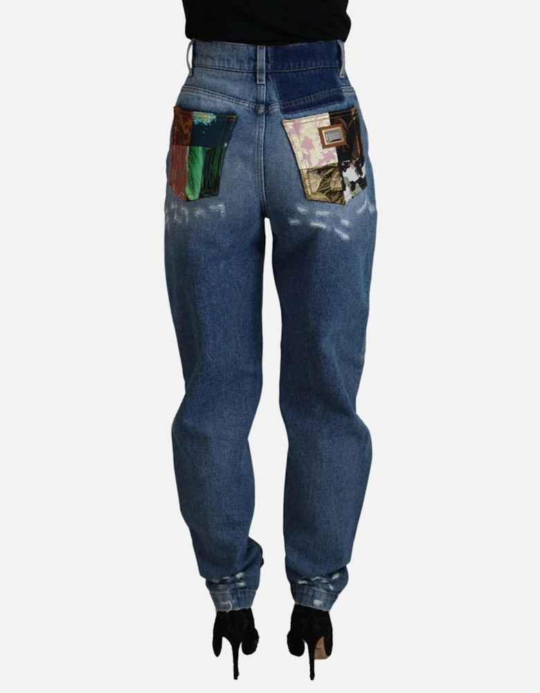 Dolce Gabbana Distressed Denim Jeans Women - Blue Jeans