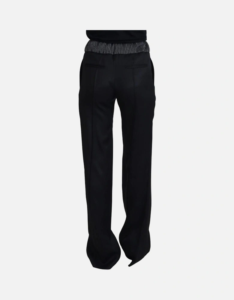 Wide Leg Trousers Model PAN74204 Women - Black Jeans