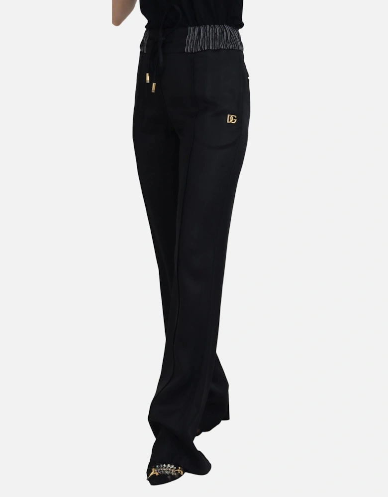 Wide Leg Trousers Model PAN74204 Women - Black Jeans