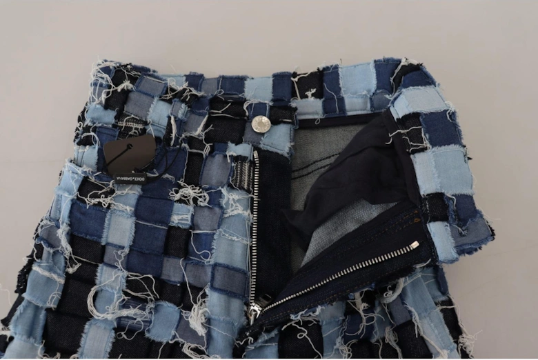 Patchwork Jeans Style Blue Women - Multicolor Jeans