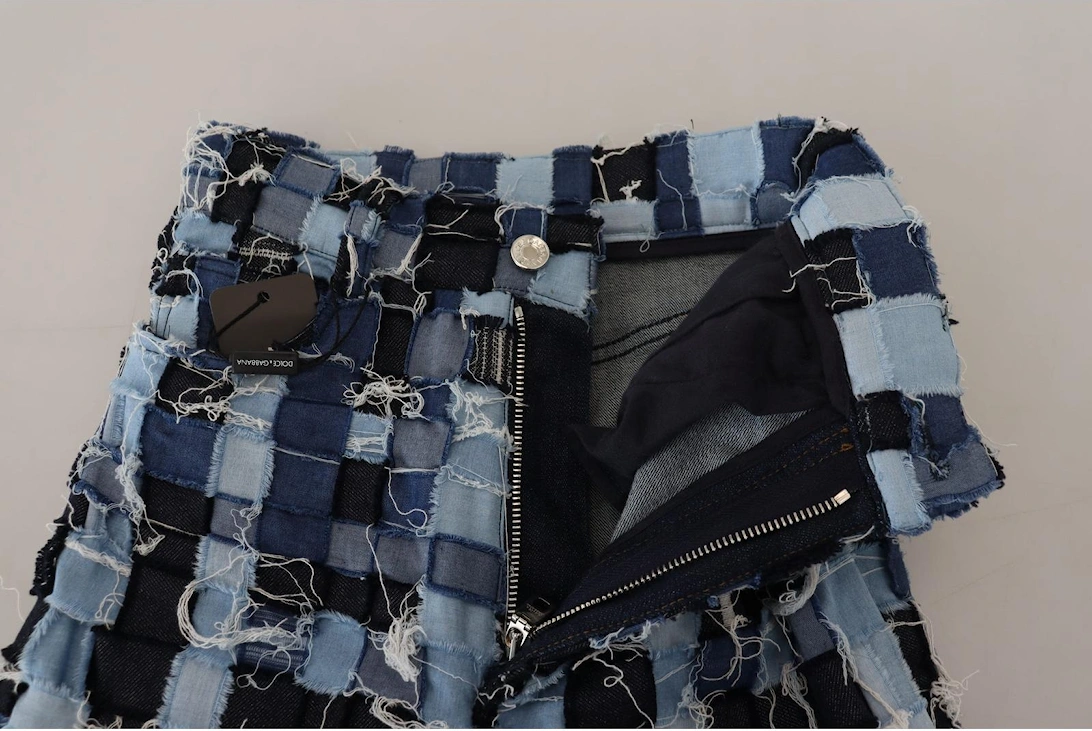 Patchwork Jeans Style Blue Women - Multicolor Jeans