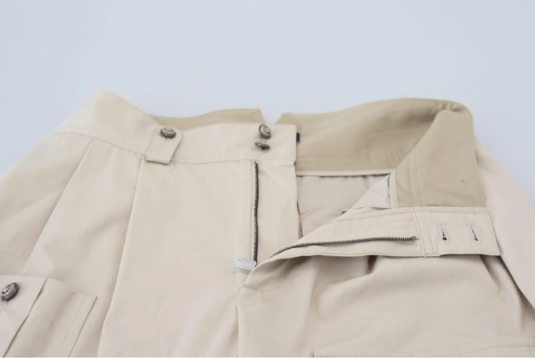 Relaxedfit Cargo Pants Women - Beige Jeans