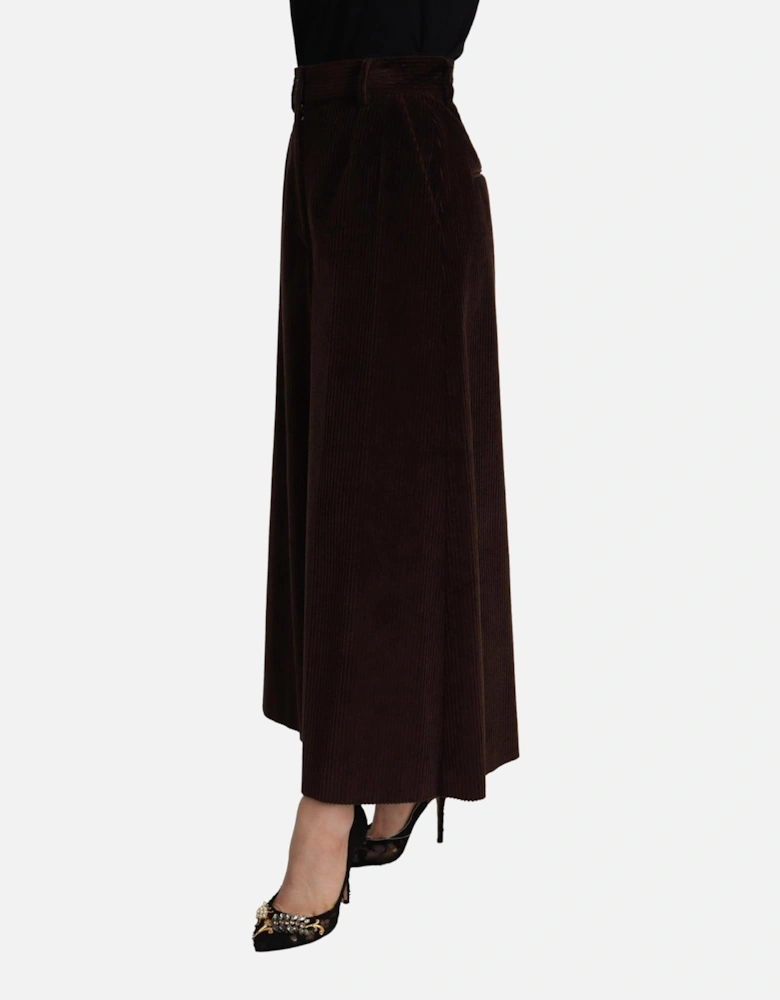 Corduroy Culottes Wide Leg Women - Bordeaux Jeans