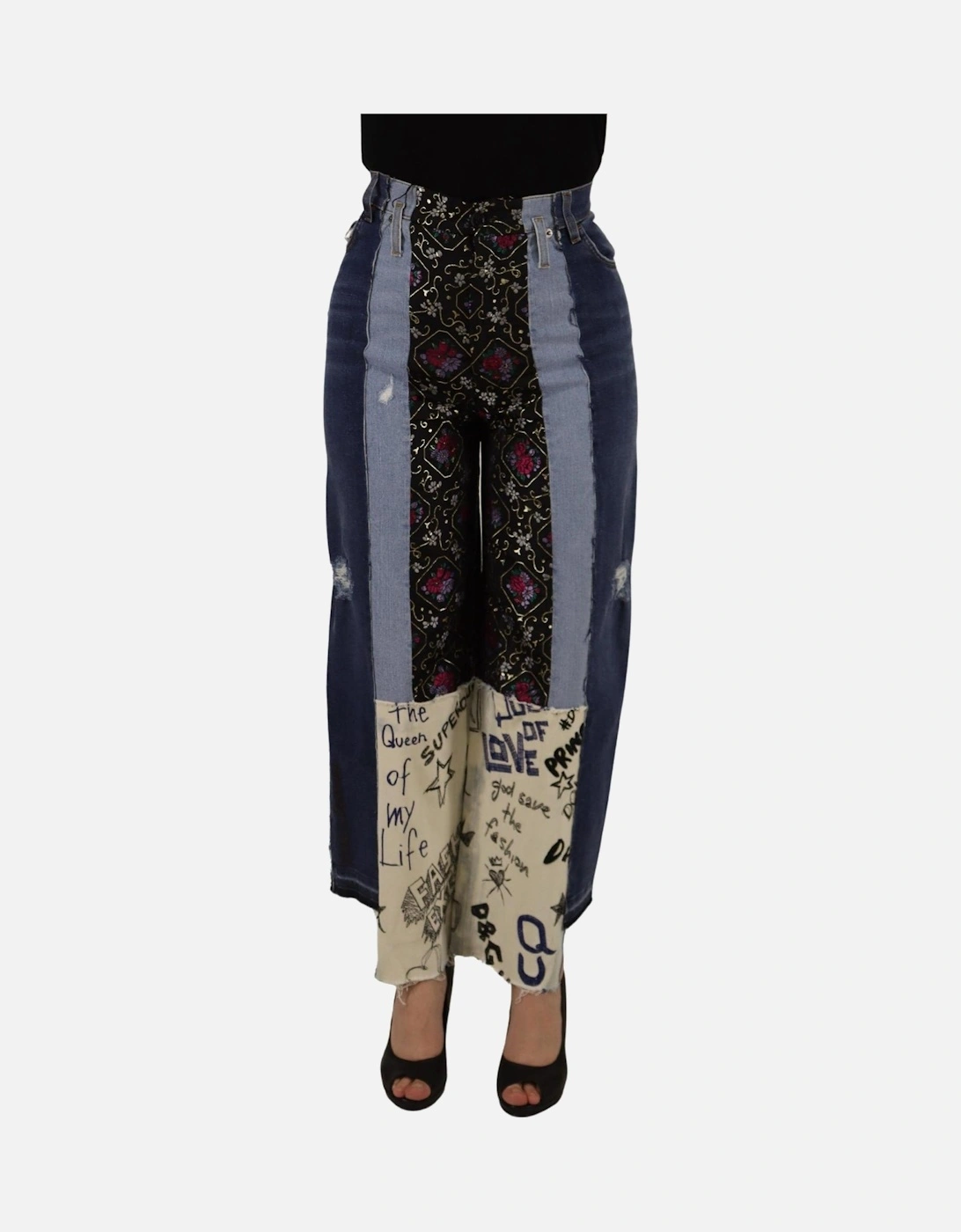 Dolce Gabbana Patchwork Jeans Women - Multicolor Jeans, 7 of 6