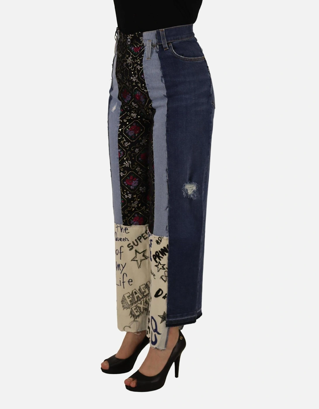 Dolce Gabbana Patchwork Jeans Women - Multicolor Jeans
