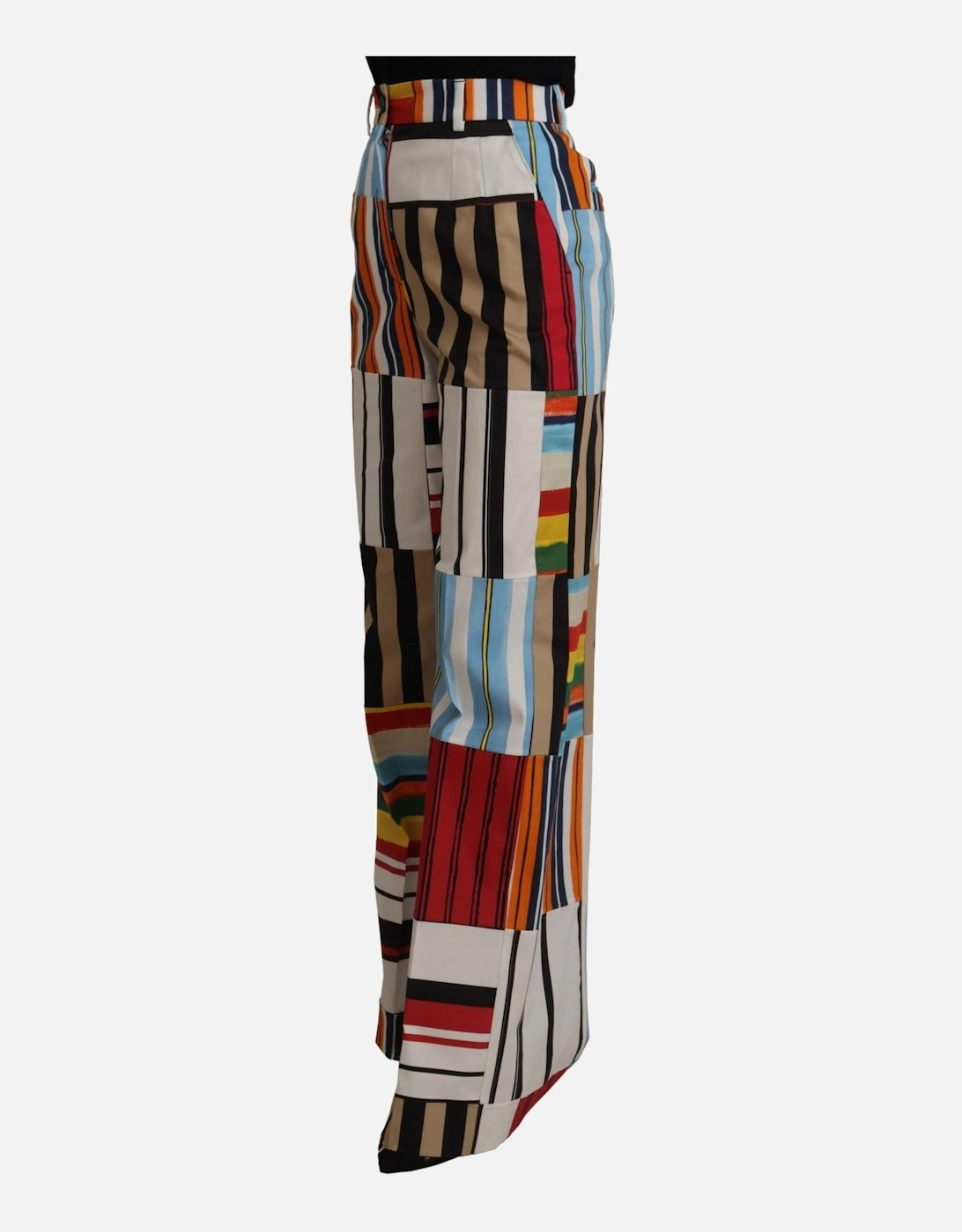 WideLeg Patchwork Pants Style 73051 Women - Multicolor Jeans