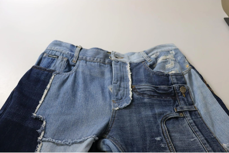 Patchwork Jeans Distressed Denim Women - Multicolor Jeans