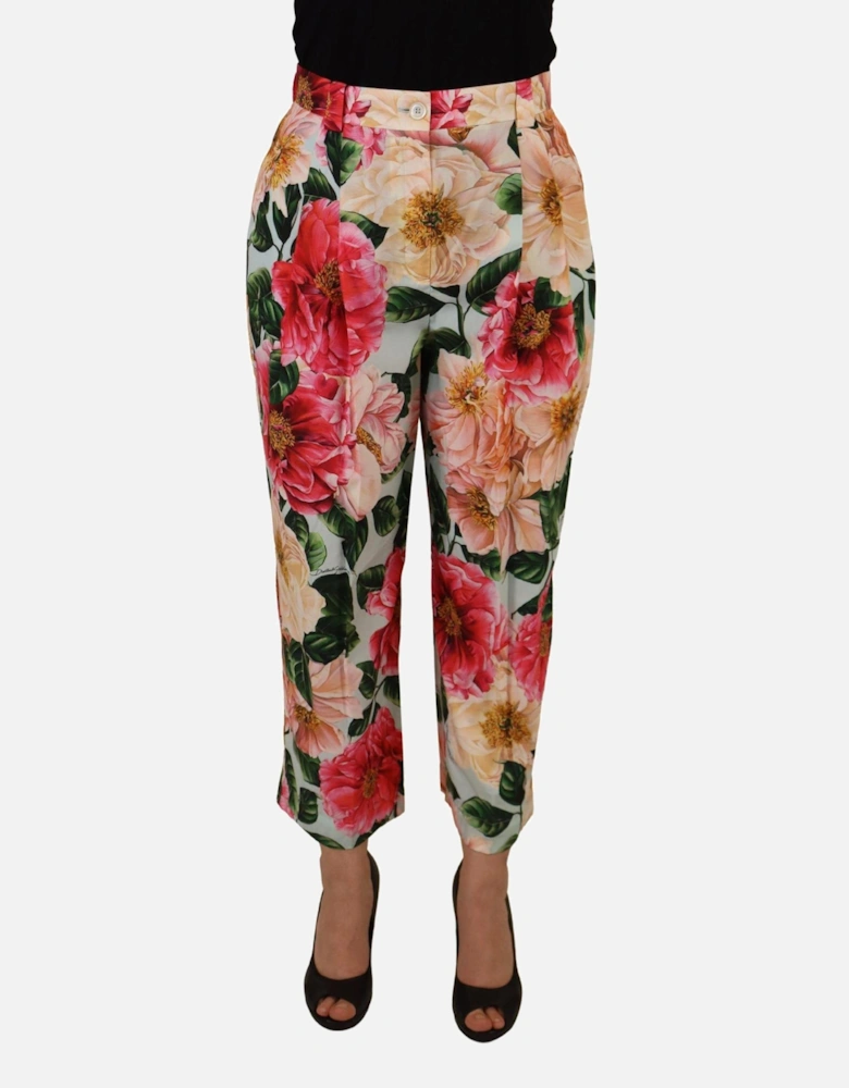 Floral Print Trousers PAN73057 Women - Multicolor Jeans