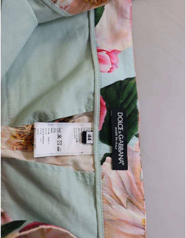 Floral Print Trousers PAN73057 Women - Multicolor Jeans