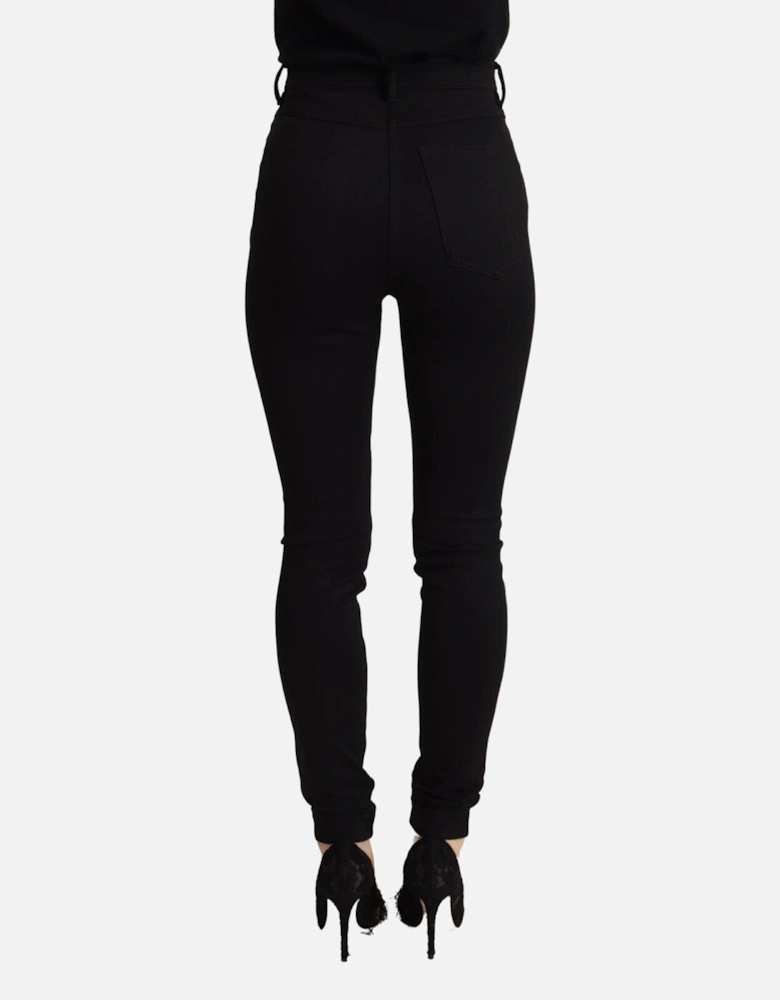High Waisted Slim Fit Skinny Pants Women - Black Jeans