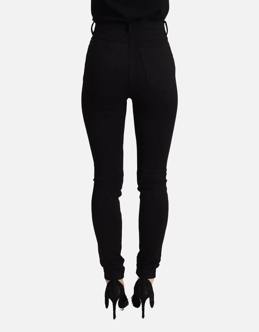 High Waisted Slim Fit Skinny Pants Women - Black Jeans