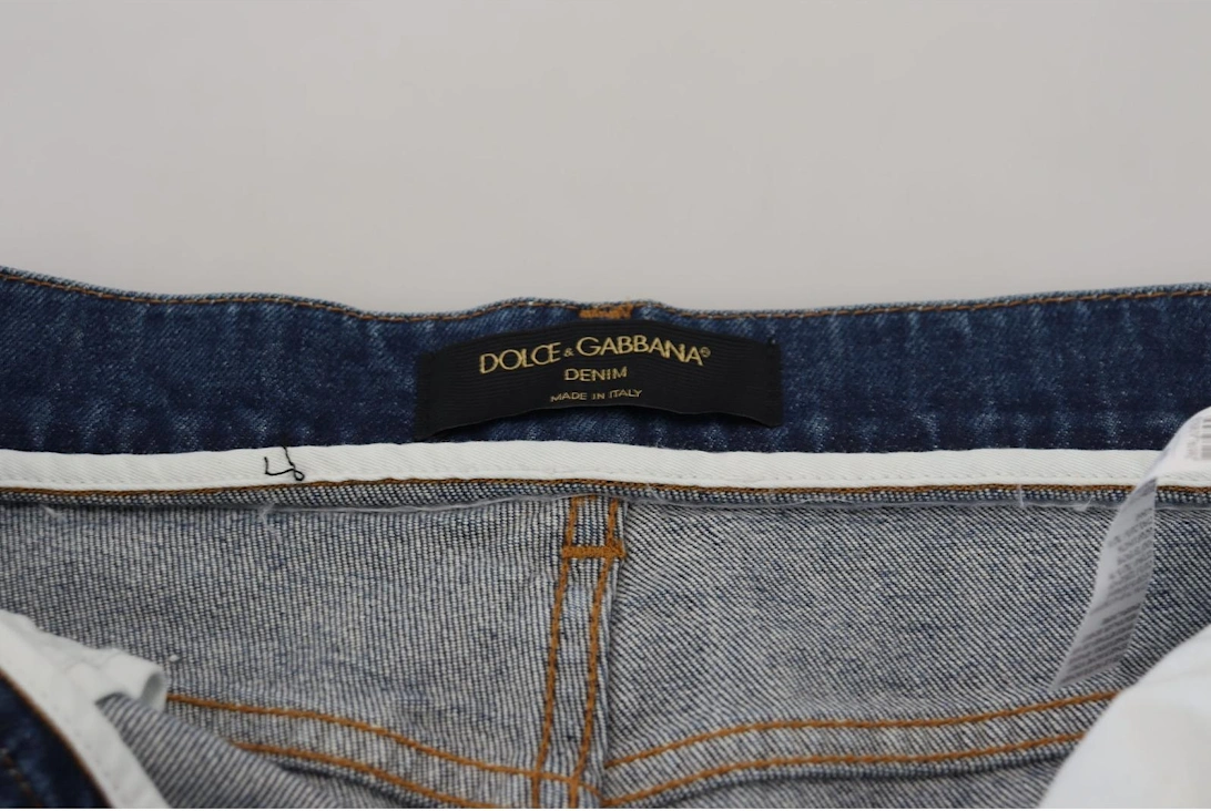 High Waisted Skinny Jeans Mid Wash Women - Blue Jeans