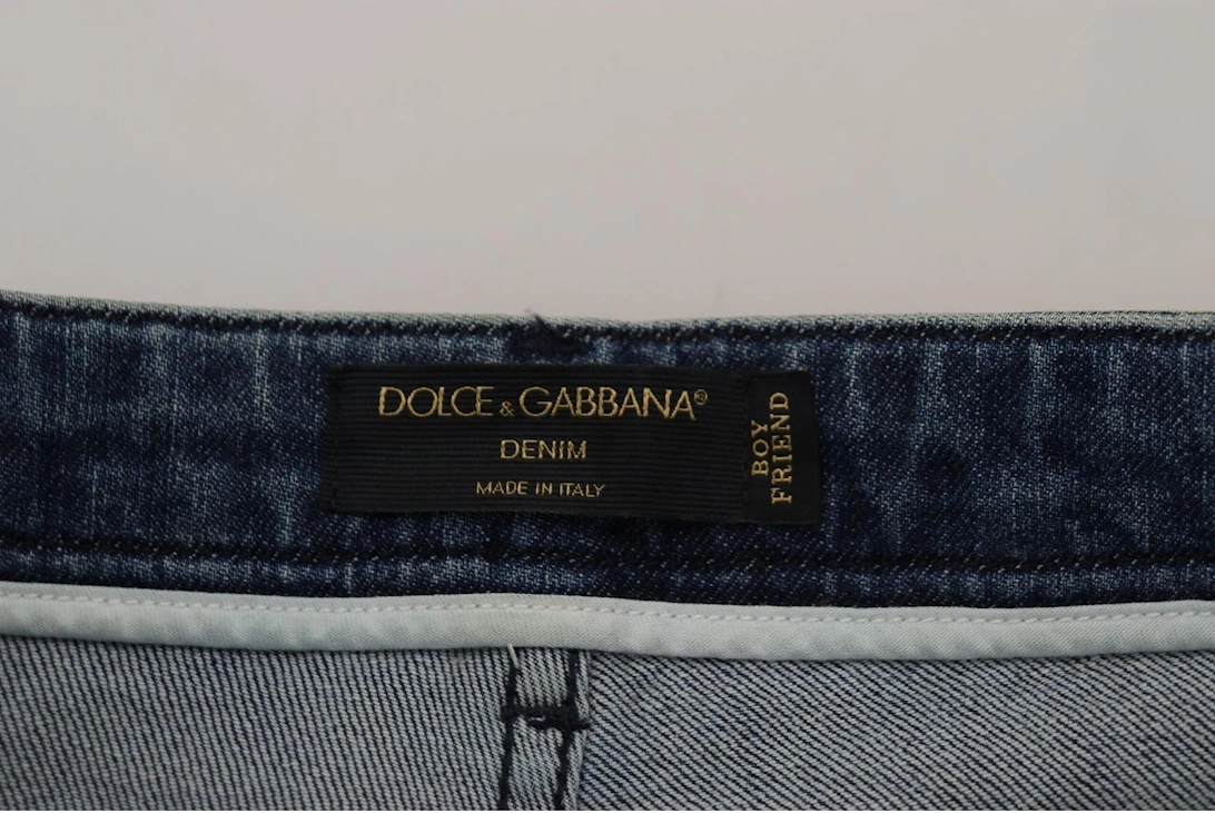 Dolce Gabbana Metallic Gold Jeans Women - Yellow Jeans