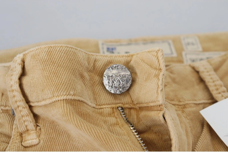 Corduroy Skinny Jeans Women - Brown Jeans