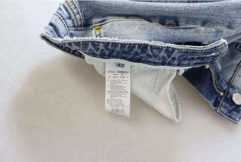 Distressed Skinny Jeans Women - Blue Jeans