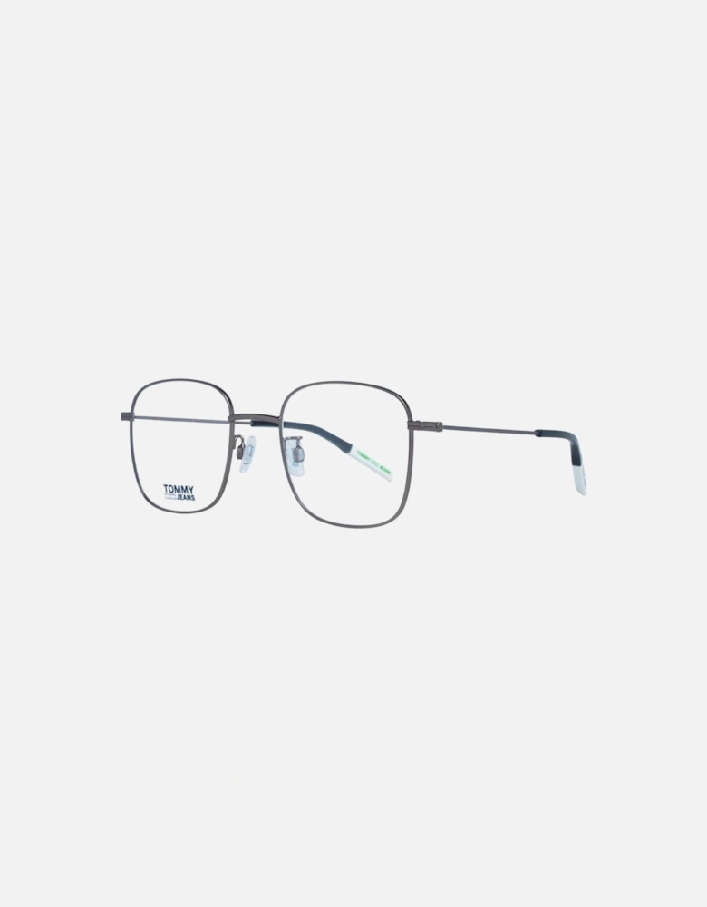 Square Grey Multicolor Metal & Plastic Eyeglasses Unisex - Gray Frames