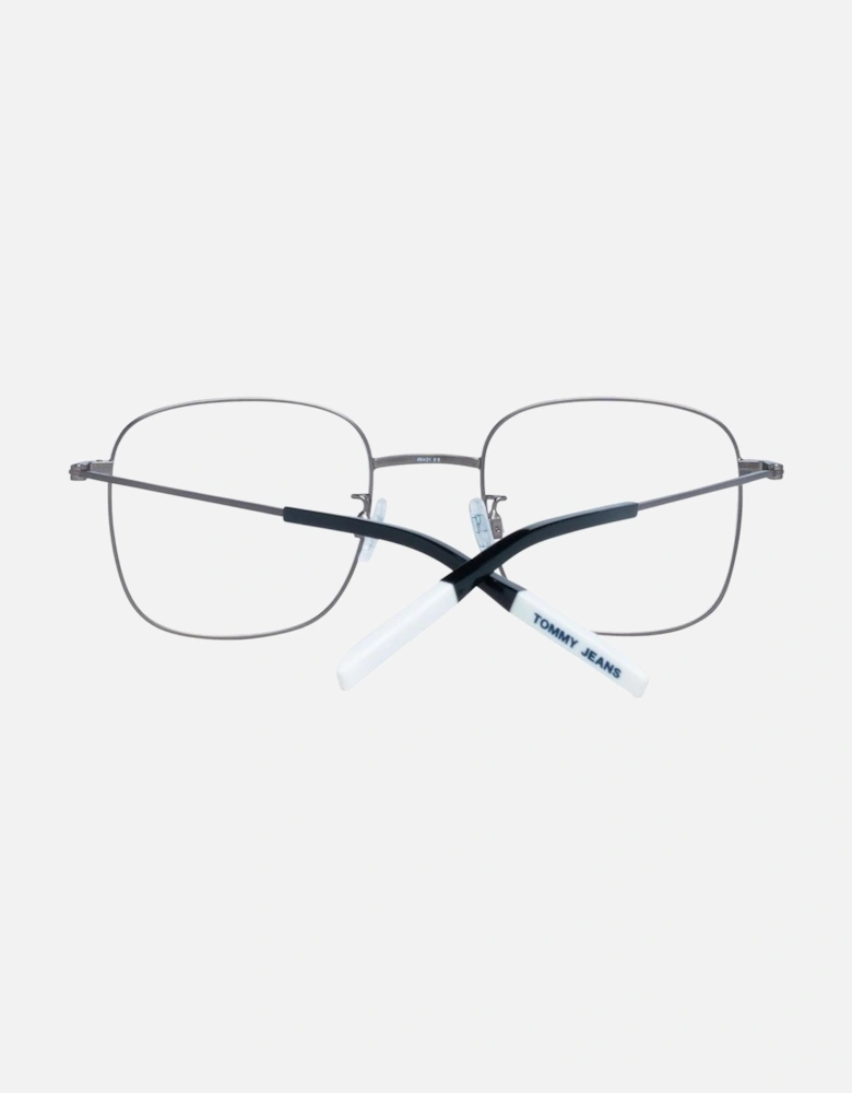 Square Grey Multicolor Metal & Plastic Eyeglasses Unisex - Gray Frames