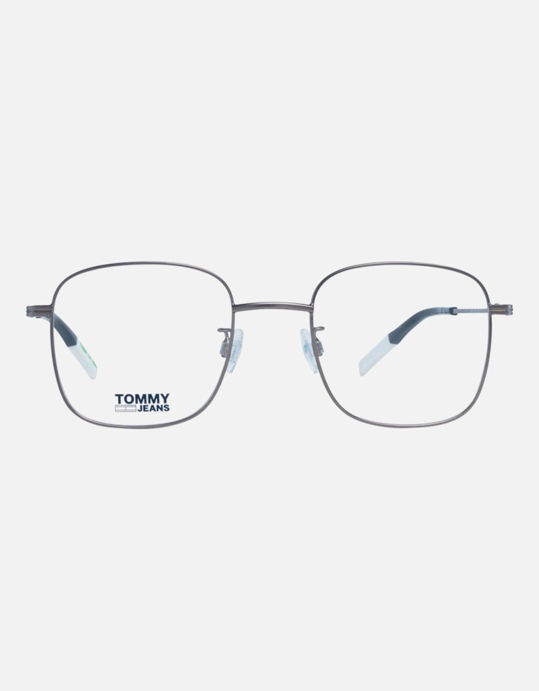 Square Grey Multicolor Metal & Plastic Eyeglasses Unisex - Gray Frames