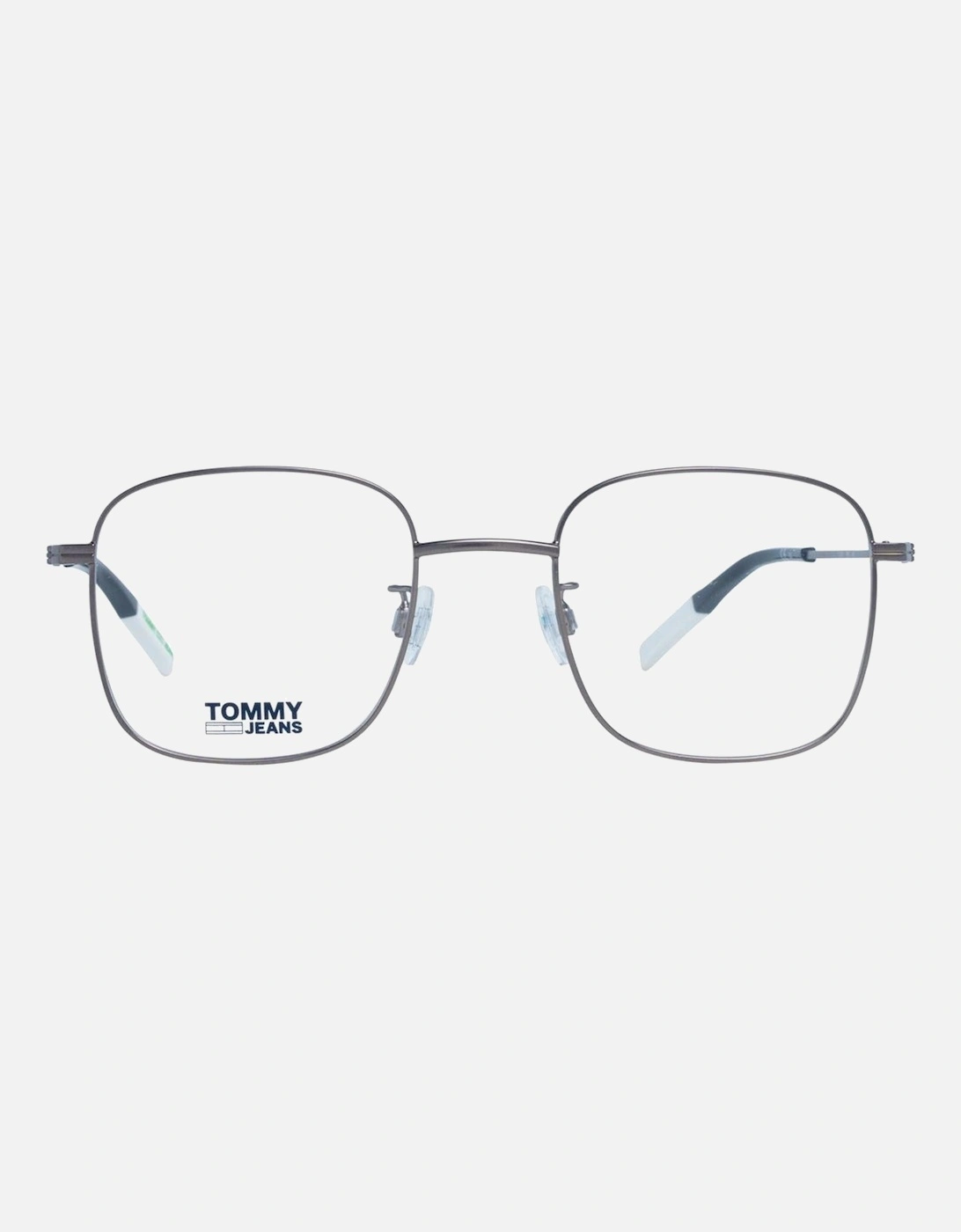 Square Grey Multicolor Metal & Plastic Eyeglasses Unisex - Gray Frames