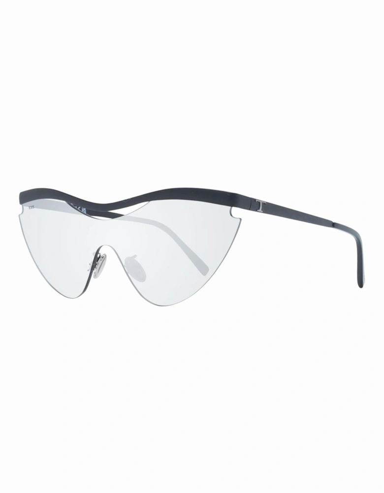 Black Mono Lens Mirrored Sunglasses - 100% UVA & UVB Protection Women