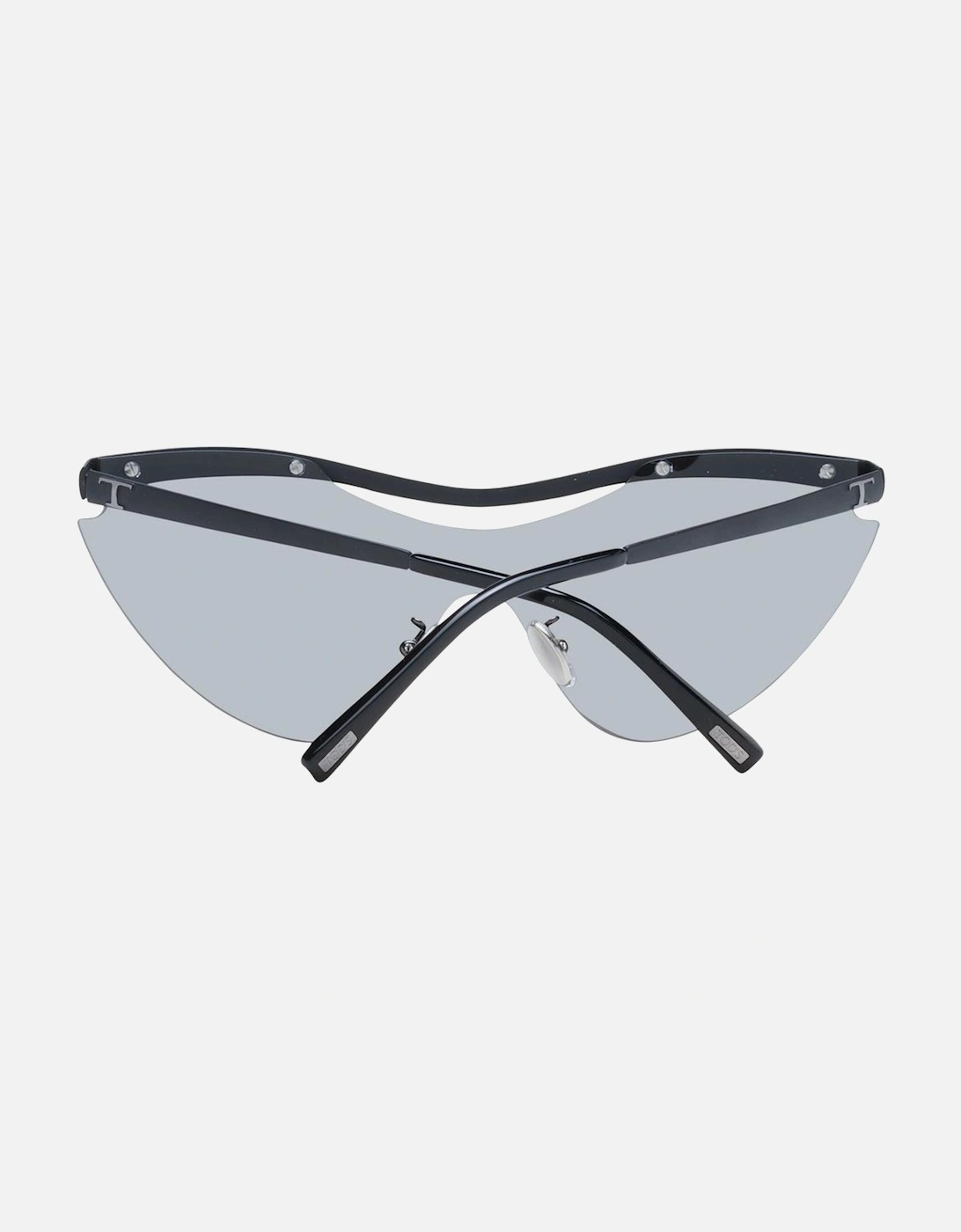Black Mono Lens Mirrored Sunglasses - 100% UVA & UVB Protection Women