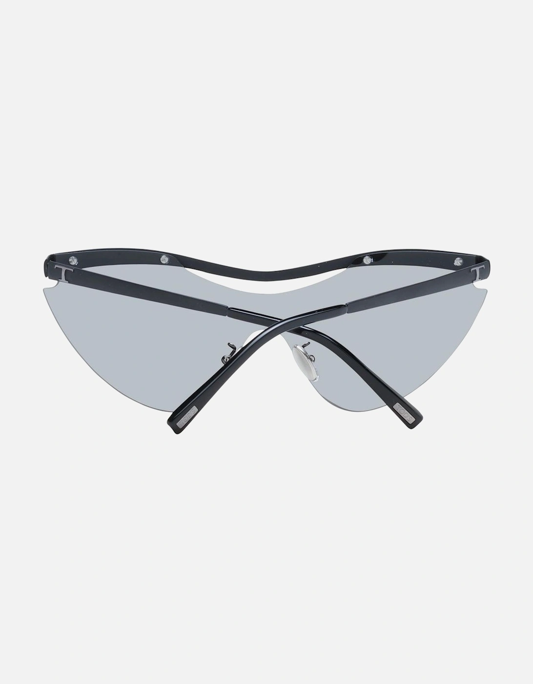 Black Mono Lens Mirrored Sunglasses - 100% UVA & UVB Protection Women