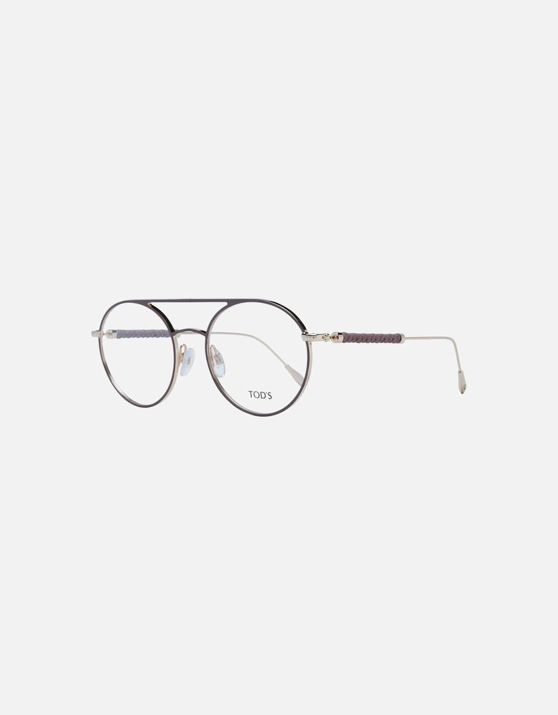 Brown Aviator Demo Glasses with Metal Frame for Women, 4 of 3