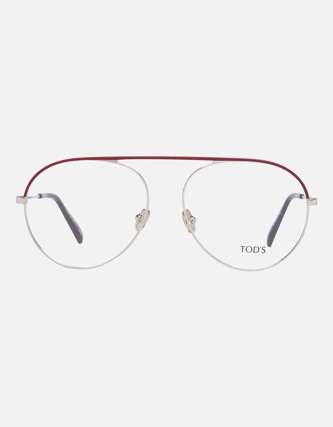 Aviator Eyeglasses Metal Frame Women - Red