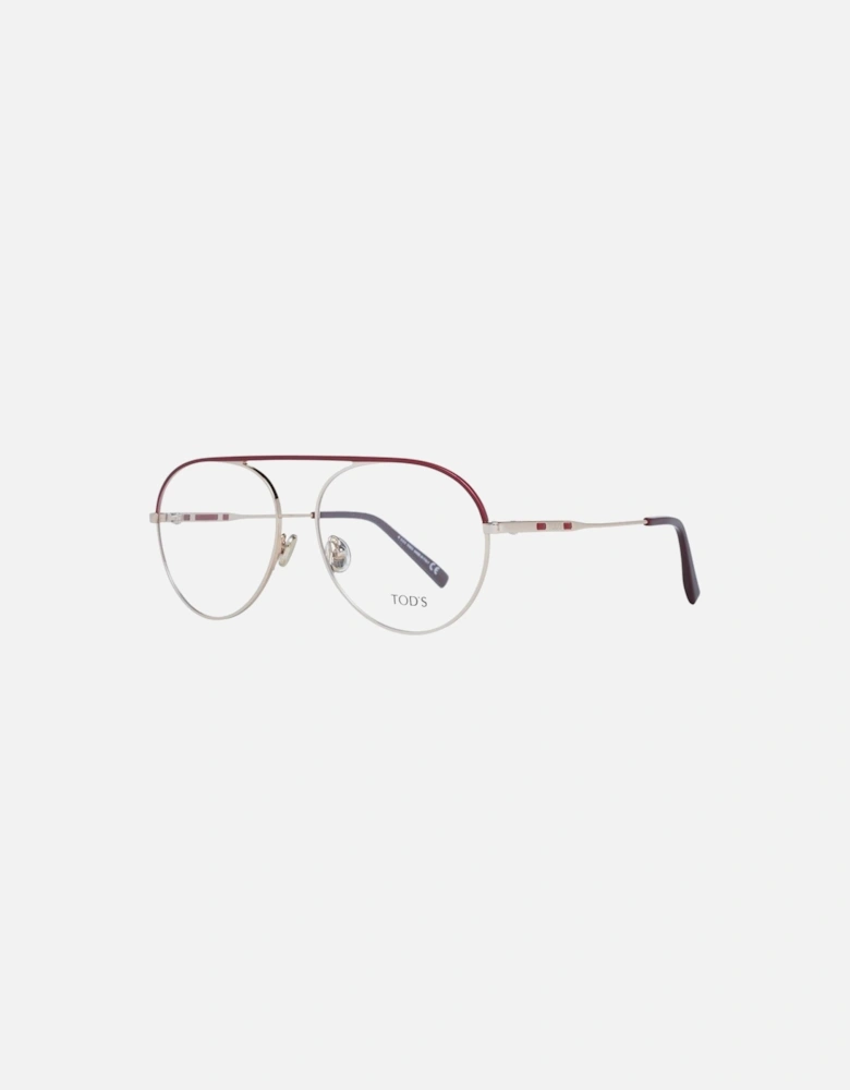 Aviator Eyeglasses Metal Frame Women - Red
