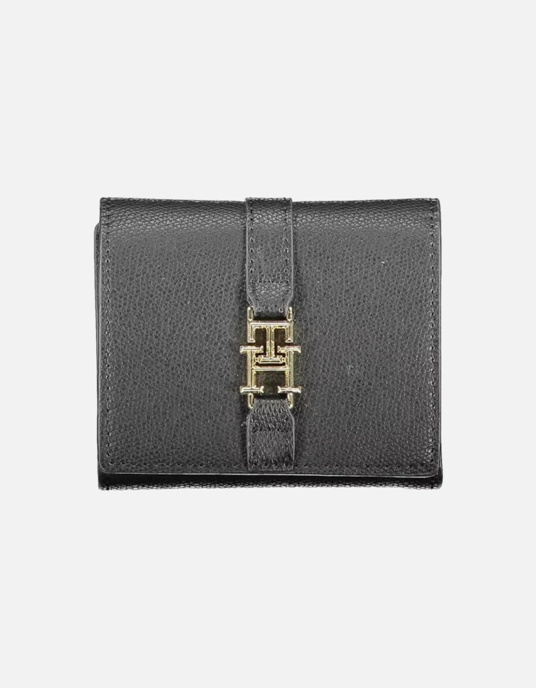 Contrast Detail Wallet with Double Card Slots and Coin Pocket. Women -