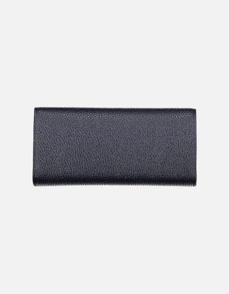 Double Card Slot Wallet with Phone Compartment Women - Blue