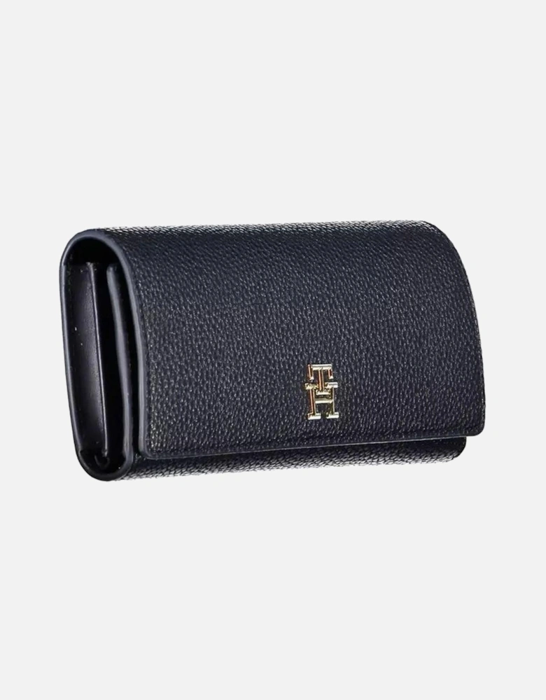 Double Card Slot Wallet with Phone Compartment Women - Blue