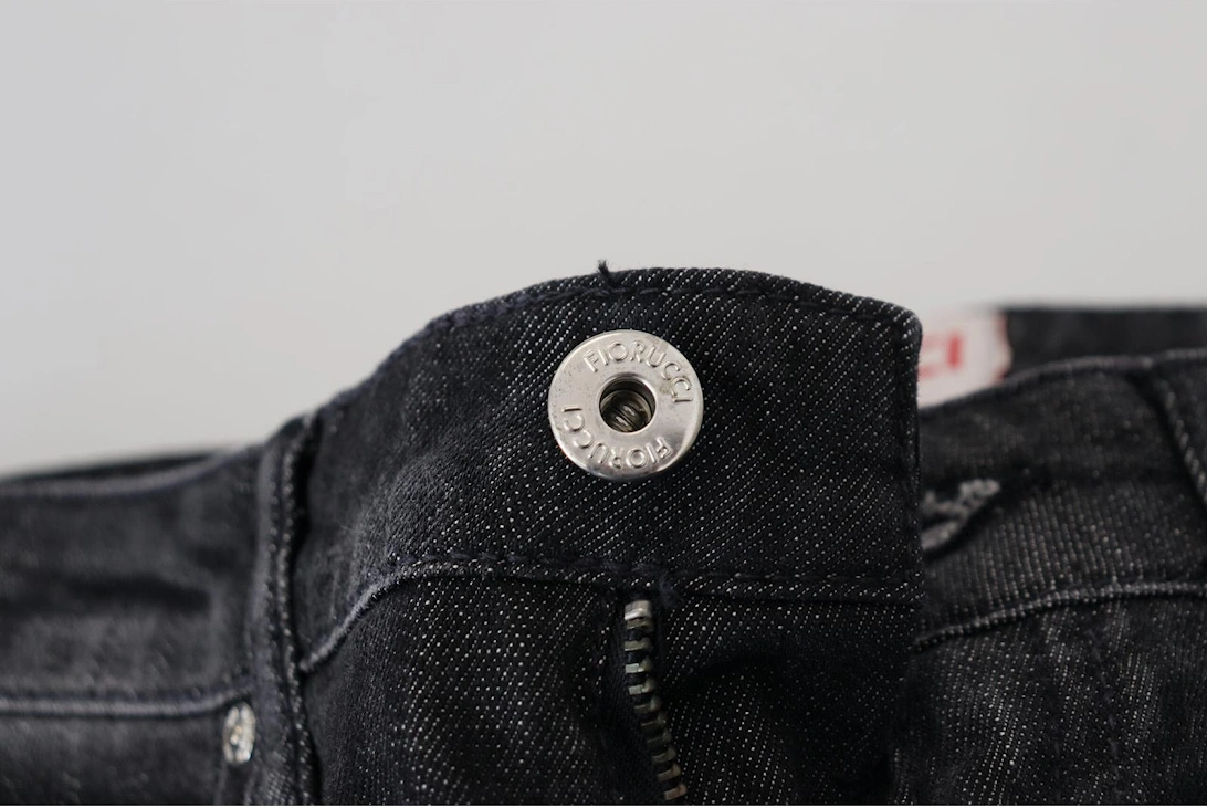 Low Waist Skinny Jeans with Zipper Closure Women - Black Jeans